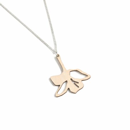 Puun värinen Lilja-riipus