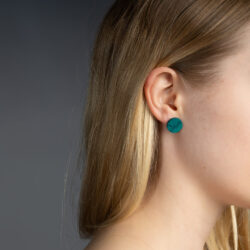 Small northern lights earrings