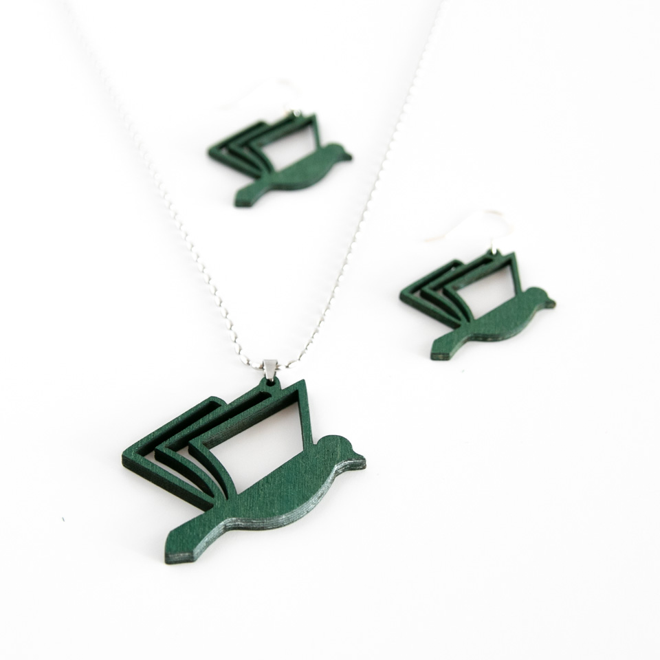 Metsän vihreät lintukorut