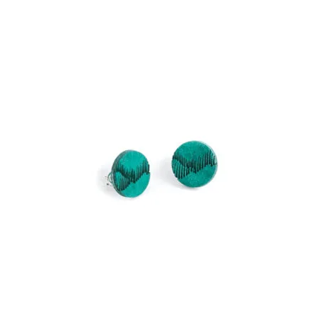 Northern Lights small arctic green earstuds