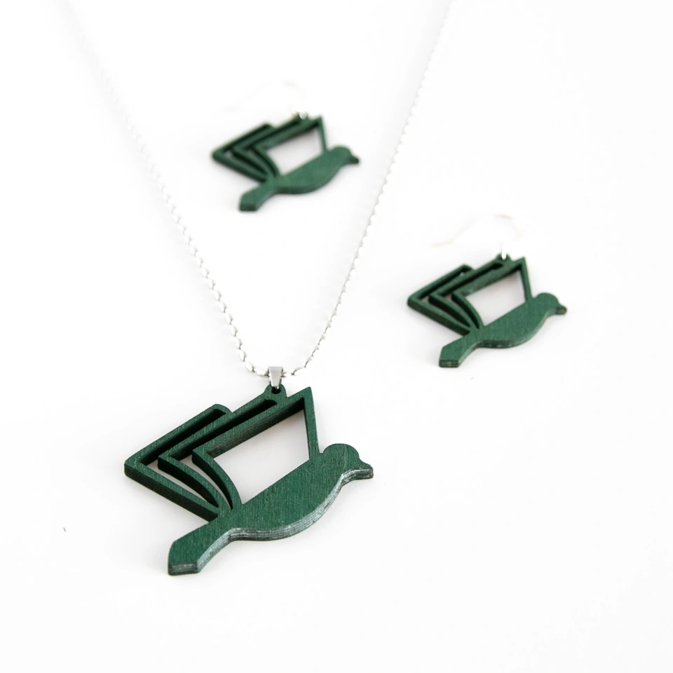 Metsän vihreät lintukorut